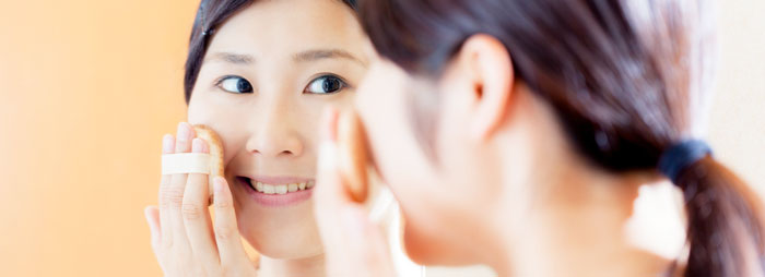 化粧下地は配置がポイント